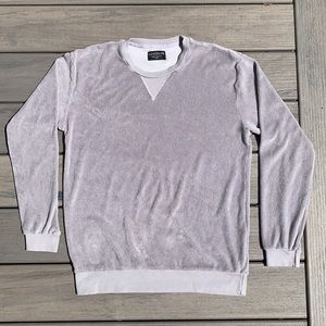 Grey Goodlife terry crewneck sweater